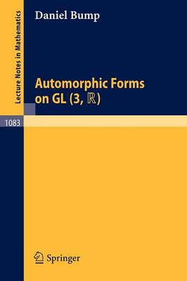 Automorphic Forms on GL (3,TR)