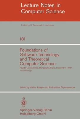 Foundations of Software Technology and Theoretical Computer Science