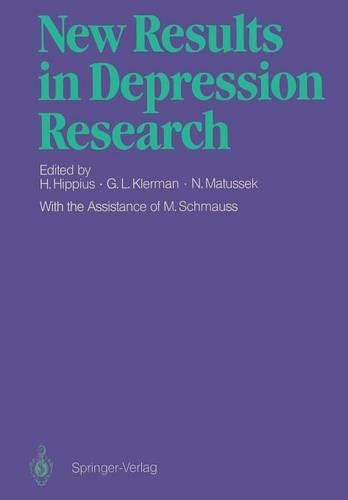 New Results in Depression Research