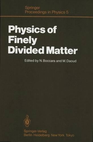 Physics of Finely Divided Matter