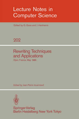 Rewriting Techniques and Applications