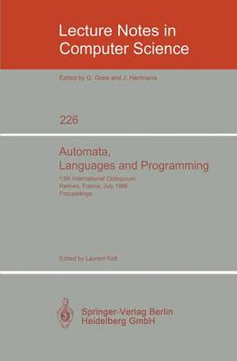 Automata, Languages and Programming