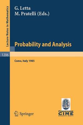 Probability and Analysis