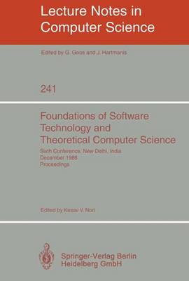 Foundations of Software Technology and Theoretical Computer Science