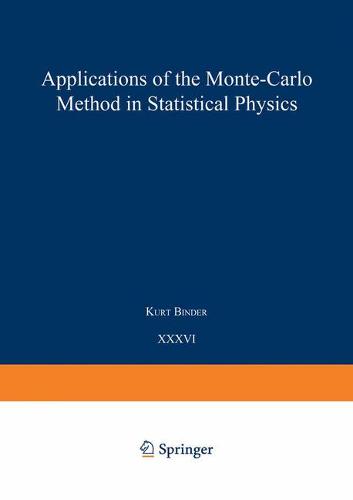 Applications of the Monte Carlo Method in Statistical Physics
