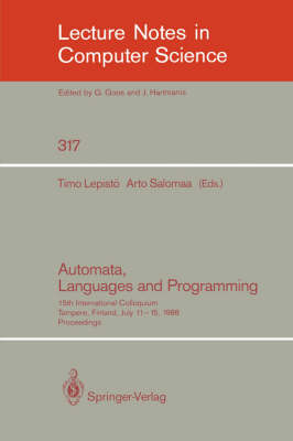 Automata, Languages and Programming