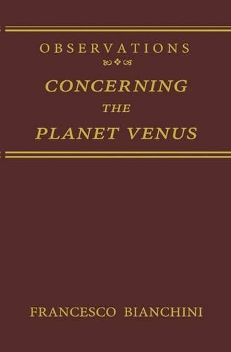 Observations Concerning the Planet Venus