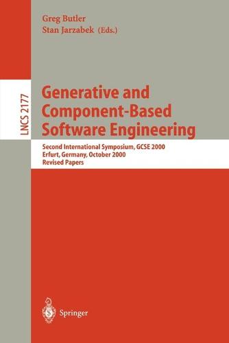 Generative and Component-Based Software Engineering