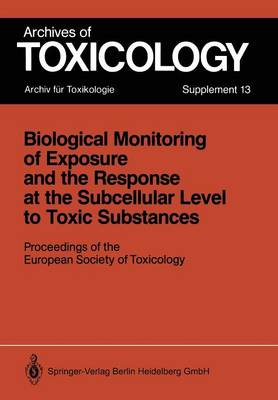 Biological Monitoring of Exposure and the Response at the Subcellular Level to Toxic Substances
