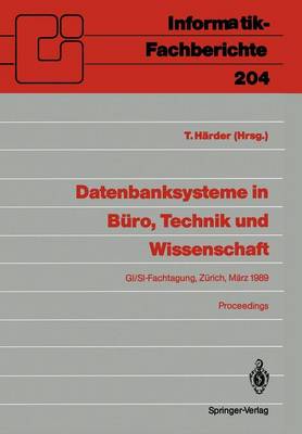 Datenbanksysteme in Büro, Technik und Wissenschaft