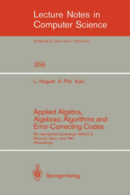 Applied Algebra, Algebraic Algorithms and Error-Correcting Codes