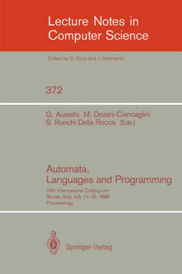 Automata, Languages and Programming