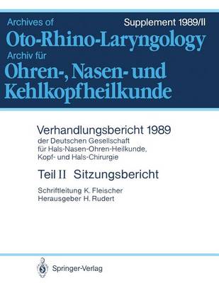 Teil II: Sitzungsbericht