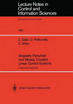 Singularly Perturbed and Weakly Coupled Linear Control Systems