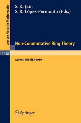 Non-Commutative Ring Theory