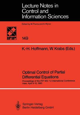 Optimal Control of Partial Differential Equations
