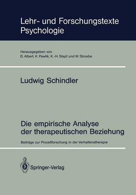 Die empirische Analyse der therapeutischen Beziehung