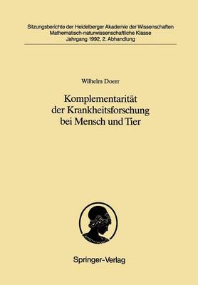 Komplementarität der Krankheitsforschung bei Mensch und Tier