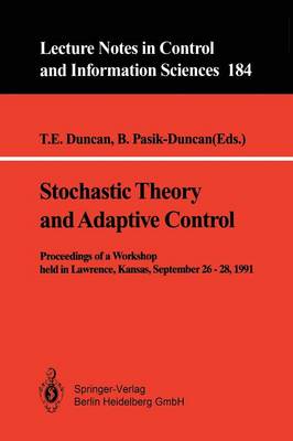 Stochastic Theory and Adaptive Control