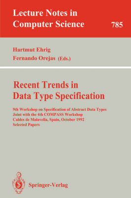 Recent Trends in Data Type Specification