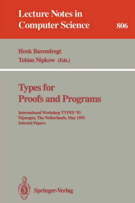 Types for Proofs and Programs