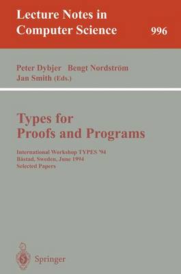 Types for Proofs and Programs