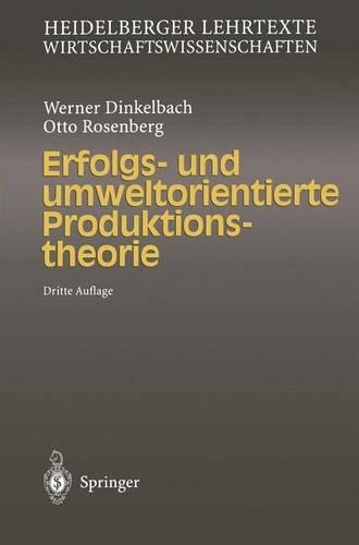 Erfolgs- und Umweltorientierte Produktionstheorie
