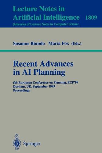 Recent Advances in AI Planning