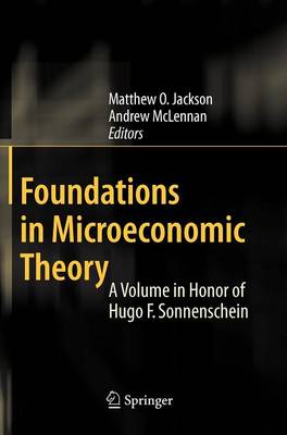 Foundations in Microeconomic Theory