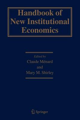Handbook of New Institutional Economics