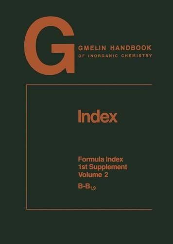 Gmelin Handbook of Inorganic and Organometallic Chemistry