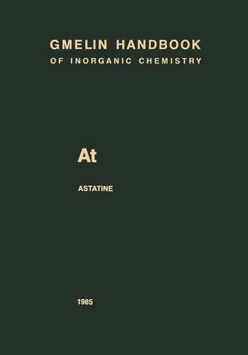 Gmelin Handbook of Inorganic and Organometallic Chemistry - 8th Edition