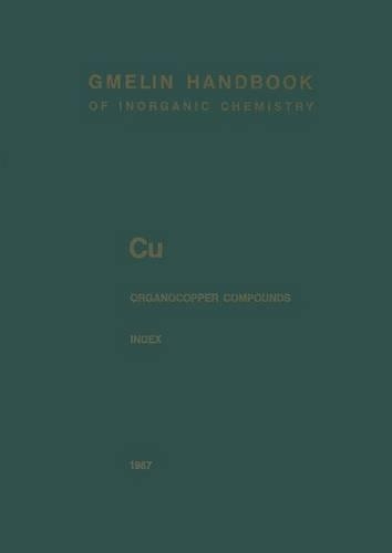 Gmelin Handbook of Inorganic and Organometallic Chemistry - 8th Edition