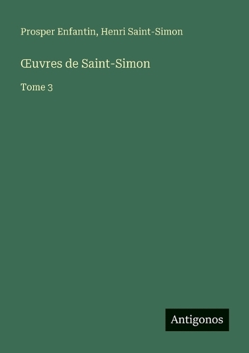 OEuvres de Saint-Simon