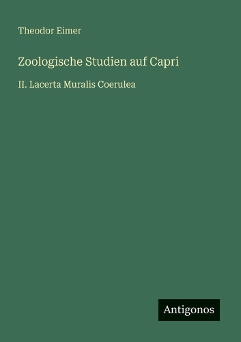 Zoologische Studien auf Capri