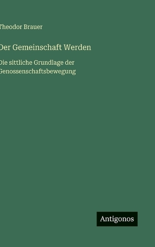 Der Gemeinschaft Werden