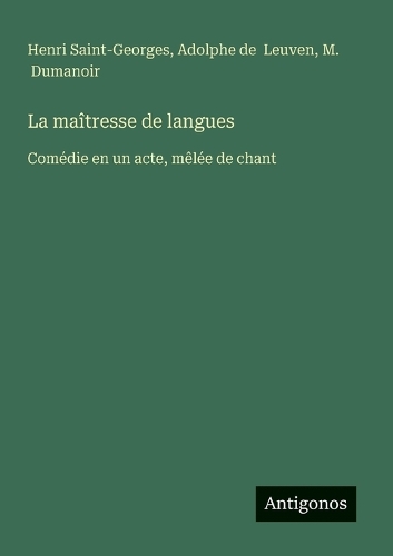 La maîtresse de langues