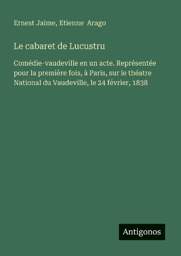 Le cabaret de Lucustru