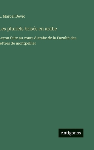 Les pluriels brisés en arabe