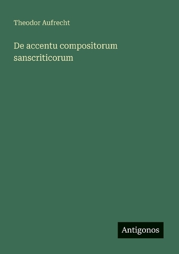 De accentu compositorum sanscriticorum