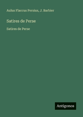 Satires de Perse