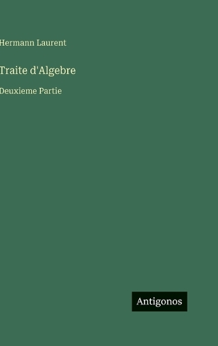 Traite d'Algebre