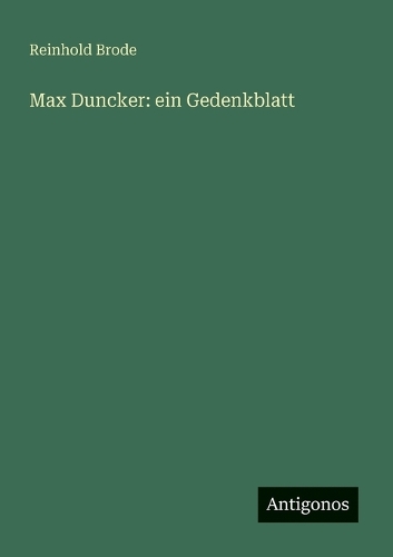 Max Duncker