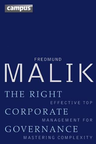 The Right Corporate Governance