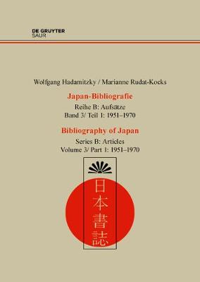 Japan-Bibliografie, Band 2/3, Japan-Bibliografie (1938-1950)