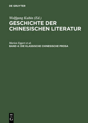 Die Klassische Chinesische Prosa