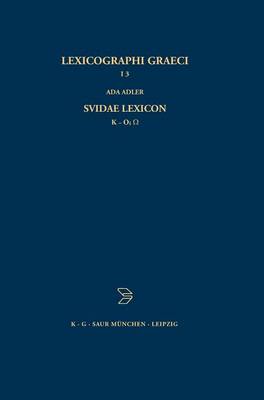 Lexicographi Graeci: Vol. I: CB