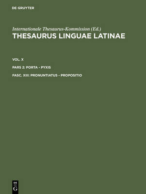 Pronuntiatus - Propositio