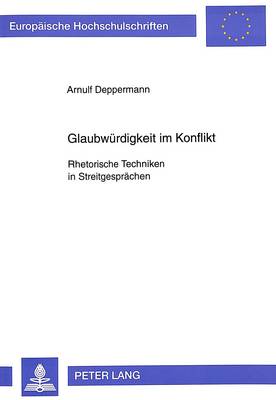 Glaubwuerdigkeit Im Konflikt