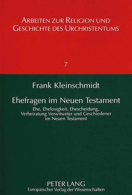 Ehefragen Im Neuen Testament